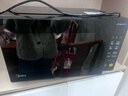 美的（Midea）家用变频微波炉平板式易清洁 800W微波速热 一键智能菜单 钻石背板 微晶面板加热20L（PM20M2） 实拍图