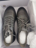 百丽厚底增高健步鞋男25秋新抓纹牛皮户外休闲运动鞋A2215CM5预售 灰色 41 (255mm) 实拍图
