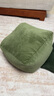 源氏木语多用途布艺矮凳懒人沙发脚凳家用多色可选灯芯绒小户型门口换鞋凳 0.41米坐墩沙发(草绿) 实拍图