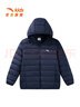 安踏儿童羽绒服男女童2025冬季舒适保暖连帽轻薄羽绒服A72545901 实拍图