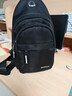 回力男新款小挎包简约单肩包休闲运动斜跨手机包旅行通勤时尚百搭胸包 黑色 实拍图
