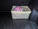 洁百纳衣服收纳箱家用衣柜可折叠布艺整理盒放衣物裤子大容量带盖储物筐 大号-淡雅米【带盖防尘】 实拍图