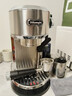 德龙（Delonghi）咖啡机 半自动咖啡机 小型家用意式泵压式 手动自动双奶泡一体系统 奶泡可调EC950.M 银色新年礼物 实拍图
