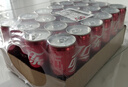 可口可乐（Coca-Cola）汽水饮料 碳酸饮料 330ml*24摩登罐 新老包装随机发货 实拍图