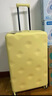 不莱玫行李箱拉杆箱旅行箱子大容量女学生出国托运26英寸密码箱 芝士黄 实拍图