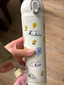 史努比（SNOOPY）保温杯316不锈钢大容量水杯男女士学生户外便携杯子高颜值礼物 白 实拍图