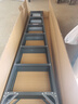 曾高人字梯家用梯子铝合金加厚2米多功能室内折叠梯伸缩双侧工程楼梯 【7步深空灰】加强款 实拍图