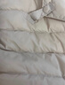 鸭鸭（YAYA）佟丽娅同款轻薄羽绒服女新款冬季短款圆领内胆修身时尚薄外套男 米白色【女款无领】 3XL 【建议140-155斤】 实拍图