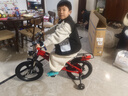 永久（FOREVER）儿童自行车3-6-10-12岁儿童单车男孩童车女童自行车 中国红 一体轮 后座版 16寸【适合身高105-135】 实拍图