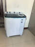 康佳（KONKA）10公斤 半自动波轮洗衣机 大容量 双桶双缸 脱水甩干机 以旧换新 家电国家补贴15% XPB100-7D0S 实拍图