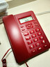 中诺电话机家用固定电话座机免提通话铃声静音/关闭功能 来电拒接 商务办公室家庭酒店老人前台W099A红 实拍图