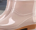 丽都依臣 雨鞋女 低筒劳保防水水鞋时尚外穿雨靴防滑防水胶鞋加厚耐磨钓鱼厨房工地洗车专用定制轻便舒适 实拍图