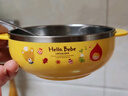 乐扣乐扣（LOCK&LOCK）儿童辅食碗不锈钢小学生进口餐具双耳大碗卡通汤碗宝宝饭碗400ml 实拍图
