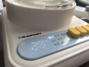 蓝宝（BLAUPUNKT）0胶水全玻璃养生壶煮茶壶恒温水壶烧水壶柔音保温一体迷你办公室家用花茶壶炖煮壶海盐蓝配炖盅 实拍图