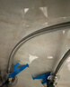 潜水艇（Submarine）FBC-100 （两根）不锈钢编织上水软管防爆尖头单孔龙头100cm 实拍图