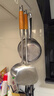 Jidaocook304不锈钢花梨木厨具套装家用锅铲厨房铲勺锅铲家用炒菜铲子 四件套(粥勺+锅铲+漏勺+煎铲) 实拍图