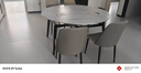 顾家家居（KUKA）岩板餐桌椅子现代简约可伸缩折叠饭桌家用餐桌椅组合7209亮光 【卡斯高金亮色】1.5M餐台+折线橙椅*6 实拍图