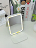 京寻化妆镜带灯led梳妆镜补光美妆镜学生折叠便携镜子送女友生日礼物 实拍图
