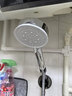 花栖之谷增压花洒喷头多功能手持花洒家用淋浴喷头  【银色五档喷雾】 实拍图