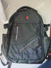 JINSHIWQ双肩包男大容量商务旅行背包登山书包电脑包黑色 标准版加大号 实拍图