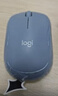 罗技（Logitech）M221 轻音鼠标 无线鼠标 办公鼠标 对称鼠标 带无线微型接收器 雾霭蓝 实拍图