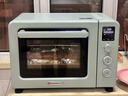 海氏（Hauswirt）C40三代电烤箱家用烘焙多功能发酵一体机食品级搪瓷内胆智能菜单 湖水绿 40L 【国家补贴】 实拍图