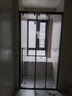 东鹏（DONGPENG）淋浴房三联动推拉门一字形卫生间隔断干湿分离玻璃浴室隔断沐浴房 枪灰1.0-1.09/2米高|极窄 升级1.0壁厚不锈钢+2cm极窄边框 实拍图
