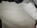 优衣库女装罗纹亨利领T恤/长袖修身短款内搭打底479591 487908 479591/01乳白色 S 实拍图
