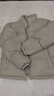 网易严选25新品90鸭绒超蓬羽绒服休闲面包服石墨烯保暖轻量抗菌防泼水 A款25秋冬立领-筠雾绿 L 实拍图