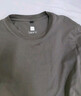真维斯日系长袖T恤男220g重磅纯棉男士打底衫男生宽松大码纯色内搭 实拍图