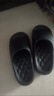 DMPD凉拖鞋男夏季新款防臭户外踩屎感厚底居家防滑按摩底浴室情侣拖鞋 黑色 42-43 (255mm) （适合41-42） 实拍图