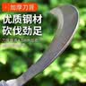 京锴锰钢割草镰刀 加厚免磨钢柄苗刀农用园林除草刀割麦割玉米收割刀 实拍图