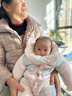 巴拉巴拉童装婴儿连体衣新生儿宝宝满月爬服夹棉加厚萌趣男童女童婴童衣服 实拍图