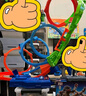 风火轮（HOT WHEELS）元旦新年礼物儿童赛车玩具男孩玩具-风火轮电动四环撞击轨道HXR70 实拍图