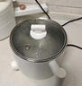 美的（Midea）电煮锅 小电锅 电蒸锅 长柄 宿舍小锅 多功能辅食锅 1.6L学生寝室一体泡面小火锅 XZE2017 配蒸笼 实拍图