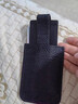 京佳卡包男超薄防盗刷皮层叠式抽拉小卡包男女式小巧卡片包证件卡套防 黑色 实拍图