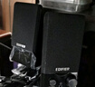 漫步者（EDIFIER）R12U 外观时尚 音质纯正 入门级微型2.0桌面音响 笔记本音箱 电脑音箱 黑色 实拍图
