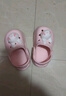 牧童儿童拖鞋夏男宝宝洞洞鞋软底女童卡通洗澡婴幼儿家居鞋萌兔粉150 实拍图