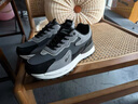 回力男鞋爆款2025新款皮面休闲运动工作劳保潮软底跑步老爹鞋百搭 灰黑色 42 实拍图