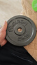 PROIRON普力艾 杠铃哑铃男配重片铸铁家用续重举重片孔径2.5厘米5公斤*2 实拍图