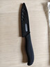 拜格（bayco）陶瓷刀4英寸家用水果刀削皮刀便携带刀鞘瓜果刀无需磨刀BD014 实拍图