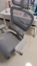 南皇人体工学椅电竞椅久坐打游戏升降扶手人体工程力学办公座椅电脑椅 全背升降灰-尼龙灰脚-搁脚-6D腰托-4级气杆-165° 155-180度(含) 可旋转可升降扶手 -赠衣架 实拍图
