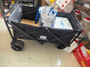 探险者（TAN XIAN ZHE）露营车儿童可躺户外推车野餐车露营装备折叠露营推车营地车买菜车 250L 曜石黑坦克轮【轮宽10CM】 实拍图
