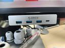 奥睿科（ORICO）Type-C分线器USB3.0hub扩展坞集线器铝合金卡扣式 台式笔记本高速延长线带供电口MH4PC 实拍图
