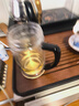 希诺双层玻璃杯男家用商务办公水杯带手柄泡茶杯子XN-9320 290mL 实拍图