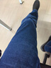 真维斯（Jeanswest）牛仔裤男冬季加绒裤保暖弹力直筒加厚休闲男长裤子男蓝色加绒36 实拍图