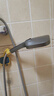 欧派（OPPEIN）强劲增压花洒喷头淋浴头加压大面板浴室莲蓬头套装淋浴器PD9417灰 实拍图