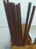 唐宗筷 抗菌率99.9%红檀木筷子10双装 天然原木实木 家用筷子酒店餐具  实拍图