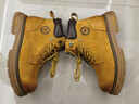 骆驼（CAMEL）王俊凯同款冬加绒户外工装马丁大黄靴男 G15W136025R 沙漠黄 41 实拍图