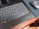 雷柏（Rapoo）9300S 99键无线/蓝牙多模键鼠套装 刀锋超薄紧凑便携无线键盘 支持Windows/MacOS双系统 深灰 实拍图